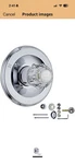 Renovation Kit For Delta RP54870 600 Series Tub And Shower, Chrome. Fixed Price $45.00.