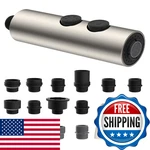 Hibbent Metal Pull Down Kitchen Faucet Head Replacement 15 Adapters Sink Spray. Fixed Price $36.29.
