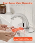 Touchless Bathroom Sink Faucet Automatic Motion Sensor 9/16 Brushed Nickel. Fixed Price $70.99.