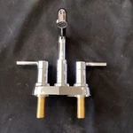 Delta Nicoli Bathroom Faucet Centerset Polished Chrome 25849LF. Fixed Price $59.99.