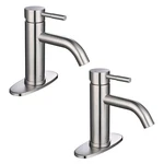 Aquaterior 2 Pc Bathroom Single Handle Vessel Faucet Basin Mixer Master. Fixed Price $91.99.