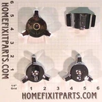 Faucet Handles For Eljer Lavatory Kitchen. Fixed Price $9.99.
