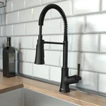 Hansgrohe Joleena Semipro Kitchen Faucet Matte Black 2SPRAY 175 Gpm. Fixed Price $547.19.