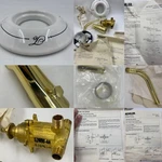 Vintage Kohler K-145/146/75460 Biscuit George Brass/antique Shower Faucet Set. Fixed Price $349.00.