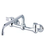 Gerber G0042690 Chrome Classics Two Handle Wall Mount Kitchen Faucet W/ 8" S.... Fixed Price $180.01.