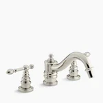 Kohler K-T6906-4-SN Iv Georges Brass Deck Mount Bath Faucet Trim Polished Nickel. Fixed Price $999.00.