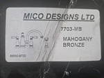 Mico 7703-MB High-arc Kitchen Faucet With Sidespray Mahogany Bronze. Fixed Price $525.00.