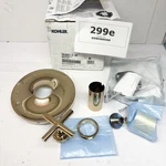 Kohler K-TS14423-3-AF Purist Rite-temp Valve Trim Cross Handle In French Gold. Fixed Price $339.01.