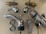 Moen Monticello 8" Widespread Faucet 4570 Chrome With Valve 84240. Fixed Price $225.00.