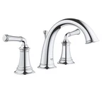 New Grohe Gloucester Chrome 8" Widespread 2 Handle Bathroom Faucet Drain Include. Fixed Price $99.95.