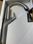 Blanco Artona Pvd Steel/metallic Grey Single Handle Deck-mnt Pull Kitchen 442034. Fixed Price $249.00.