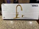 Kohler Volt Pull-down Kitchen Faucet Vibrant Brushed Brass Finish R26573-SD-2MB. Fixed Price $174.47.