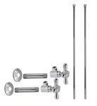 Westbrass Bullnose Faucet Kit With Cross Handles, 1/2" Ips X 3/8" Od 20", P.... Fixed Price $48.99.