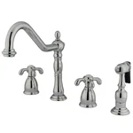 Kingston Brass KB179.TXBS French Country 1.8 Gpm Widespread - Chrome. Fixed Price $259.97.