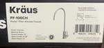 Kraus Purita 100% Lead-free Kitchen Water Filter Faucet In Chrome FF-100CH. Fixed Price $60.00.