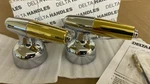 Delta H65CB Two Large Neo Style Chrome & Brass Faucet Lever Handles. Fixed Price $45.00.