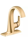 Kohler Bathroom Faucet Single Handle Hole Moderne Brass Vibrant Brushed Cursiva. Fixed Price $120.00.