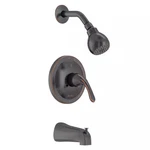 Glacier Bay Builders 1-SPRAY Tub Shower Faucet 1.8 Gpm Bronze, Valve Included. Fixed Price $92.23.