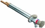Moen HC400512 12" Outdoor Hot & Cold Sill Faucet (HC400506,HC400508,HC400510). Fixed Price $699.00.