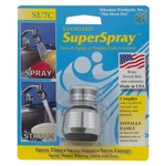 Whedon Superspray Chrome Swivel Sprayrator Dual Thread 15/16-27M X 55/64-27F. Fixed Price $29.41.