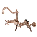 Kingston Brass KS124.AXBS Heritage 1.8 Gpm Widespread Bridge - Copper. Fixed Price $389.97.