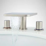 Signature Hardware 414705 Knox Widespread Waterfall Faucet With Pop-up Drain. Fixed Price $115.00.