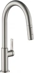 Kraus Oletto Single Handle Pull Down Kitchen Faucet Spot Free Stainless Steel. Fixed Price $419.99.