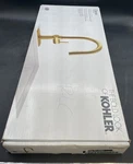 Kohler Clarus Pull-down Kitchen Faucet Single Handle Brushed Moderne Brass. Fixed Price $169.99.