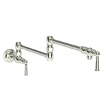 Newport Brass 2470-5503/15 Jacobean Pot Filler Wall Mount Polished Nickel. Fixed Price $1299.90.