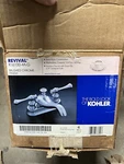 Kohler K-16100-4A-G Revival Centerset Lavatory Faucet, Brushed Chrome. Fixed Price $999.00.