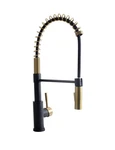Dura Faucet DF-MK504SLK-MBRG One Lever Handle Piece Matte Black/ Rose Gold. Fixed Price $158.00.