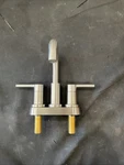 Delta Nicoli Two Handle Centerset Bathroom Faucet Stainless 25749LF-SS. Fixed Price $69.99.