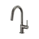 Brizo Odin Kitchen Faucet, 1.8 Gpm Single Hole Pull Down Prep Bar, Arc Spout,. Fixed Price $629.00.