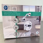 Boston Harbor Tub & Shower Faucet 2334563 Complete Chrome Watersense Open New!. Fixed Price $54.99.