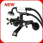Kingston Brass KS266ORB Clawfoot Wall Mounted Tub Faucet R16. Fixed Price $159.95.