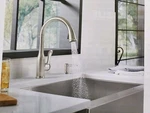 Kohler Motif R23863-SD-VS Pull Down Kitchen Faucet W/ Soap/lotion Dispenser. Fixed Price $107.86.