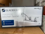 Glacier Bay Single-handle Standard Kitchen Faucet W/white Side Sprayer Chrome. Fixed Price $35.00.
