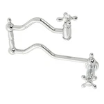 Kingston Brass KS210.AX Heritage 3.8 Gpm Hole Wall Mounted Pot - Chrome. Fixed Price $298.97.