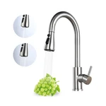 Jlerli Kitchen Faucet With Pull Down Sprayer, High Arc Brushed Nickel Single .... Fixed Price $34.49.