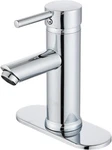 Beati Chrome Bathroom Sink Faucet, Single Handle One Hole Deck Mount. Fixed Price $43.95.