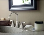 Moen WS84924SRN Banbury Brushed Nickel Sink Faucet 8-16 In. With Valve. Fixed Price $119.99.
