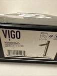 Gotham Single-hole Bathroom Vessel Faucet Matte Brushed Gold By Vigo. Fixed Price $39.99.