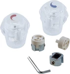 Danco Acrylic Clear Universal Handle Set W/ Adapters #80010. Fixed Price $9.95.