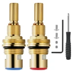Brass 1-001 & 1-002 Ceramic Valve Cartridge, With Cold Widespread Cartr.... Fixed Price $54.45.