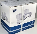 Ldr Dual-acrylic Handle Faucet No Pop-up, Chrome (0124155CPWS). Fixed Price $27.99.