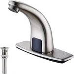 Yccuza Automatic Sensor Touchless Bathroom Faucet Single Brushed Nickel. Fixed Price $62.00.