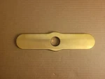 Hansgrohe 04797250 Joleena 10-7/8" Escutcheon Plate, Brushed Gold Optic. Fixed Price $45.00.