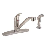 Premier Westlake Single Handle Kitchen Faucet Brushed Nickel W/ Side Spray. Fixed Price $39.99.