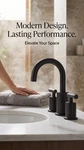 Pfister Contempra Bathroom Sink Faucet 8 Widespread 2 Handle Matte Black LG49. Fixed Price $47.99.