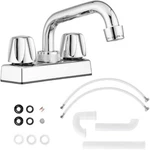 Pacific Bay - Lynden Utility Laundry Sink Faucet With Swivel Large, Chrome. Fixed Price $49.23.